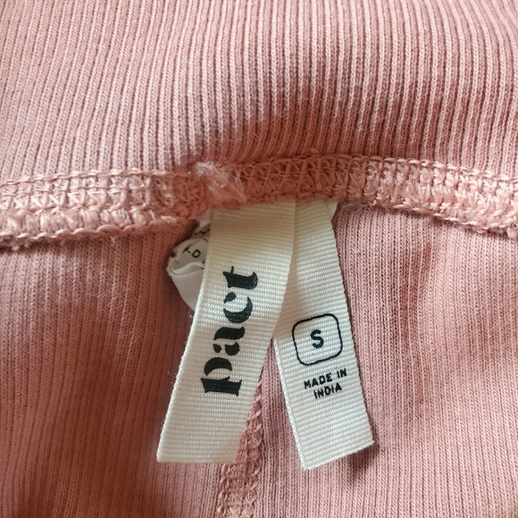 Pact Organic Ribbed Leggings And Shirt Lot S - Picture 3 of 6